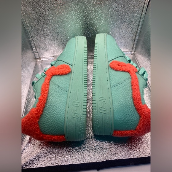 John Geiger GF-01 Mint Green Teal Peach Chenille, Size 6 unisex - Picture 5 of 10